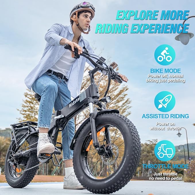 Ridstar® H20Pro 2000W Folding Electric Bike - Image 6