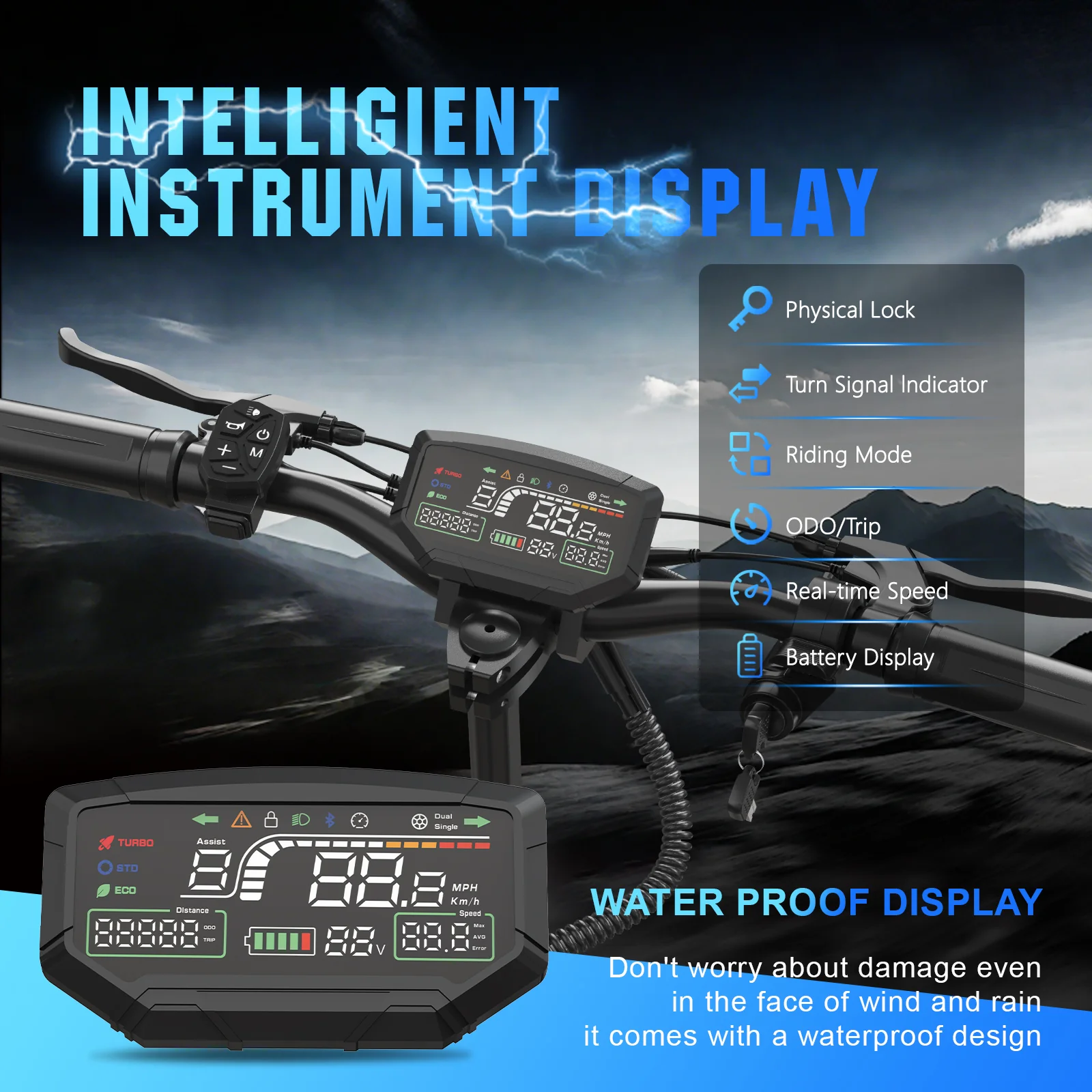 LIT-S6PRO 1200W  Adult electric scooter - Image 3