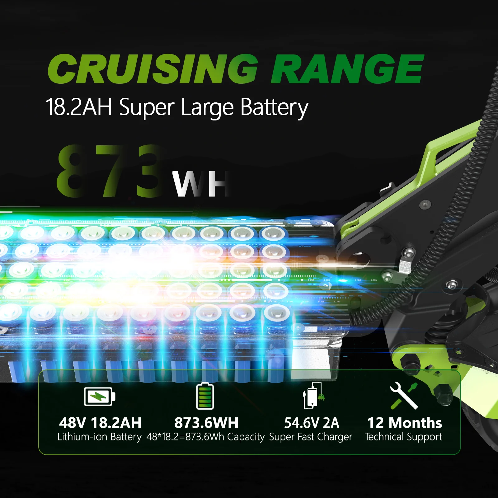 LIT-Z1 800W  Adult electric scooter - Image 3