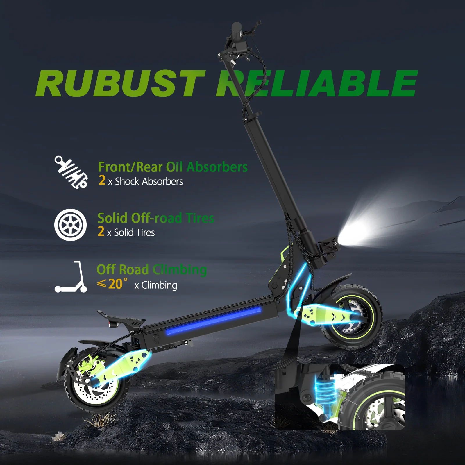 LIT-Z1 800W  Adult electric scooter - Image 6