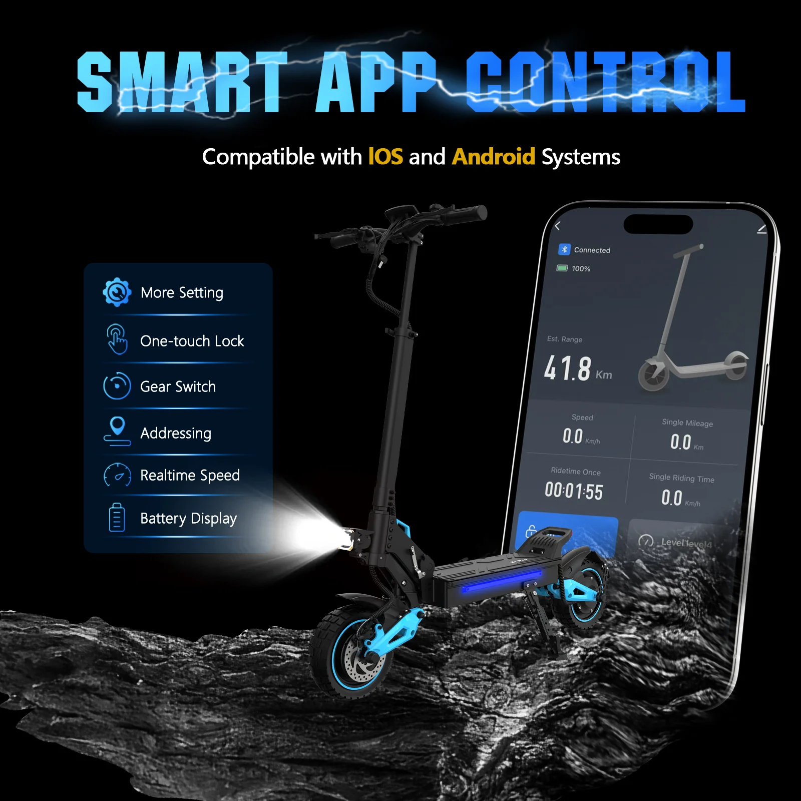 LIT-Z1PRO 800W  Adult electric scooter - Image 6