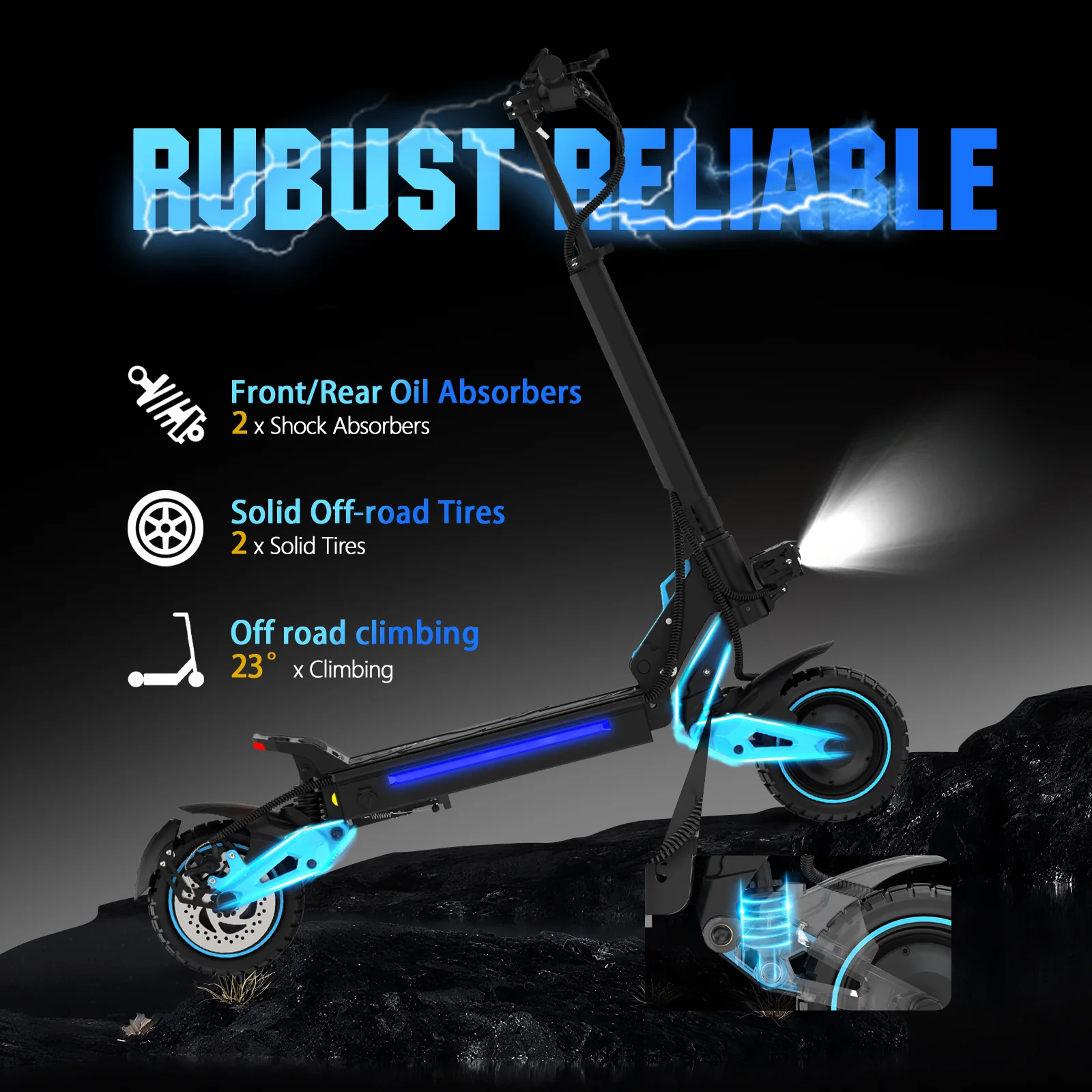 LIT-Z1PRO 800W  Adult electric scooter - Image 7
