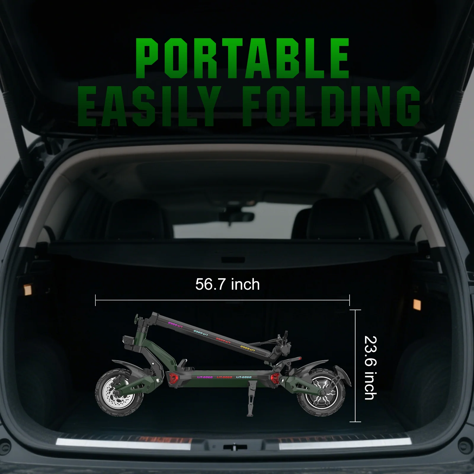 LIT-Z6 1500W  Adult electric scooter - Image 7
