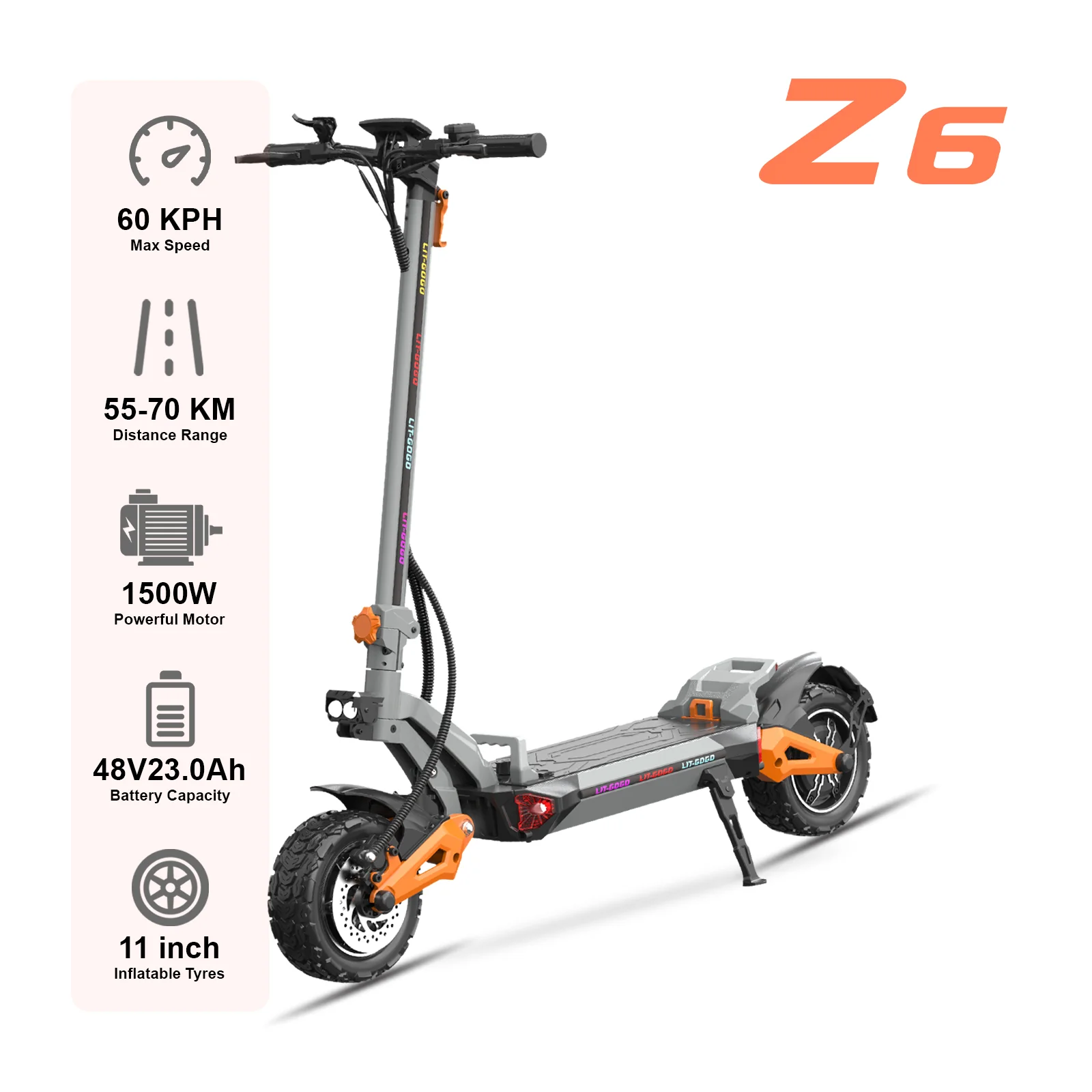 LIT-Z6 1500W  Adult electric scooter - Image 9