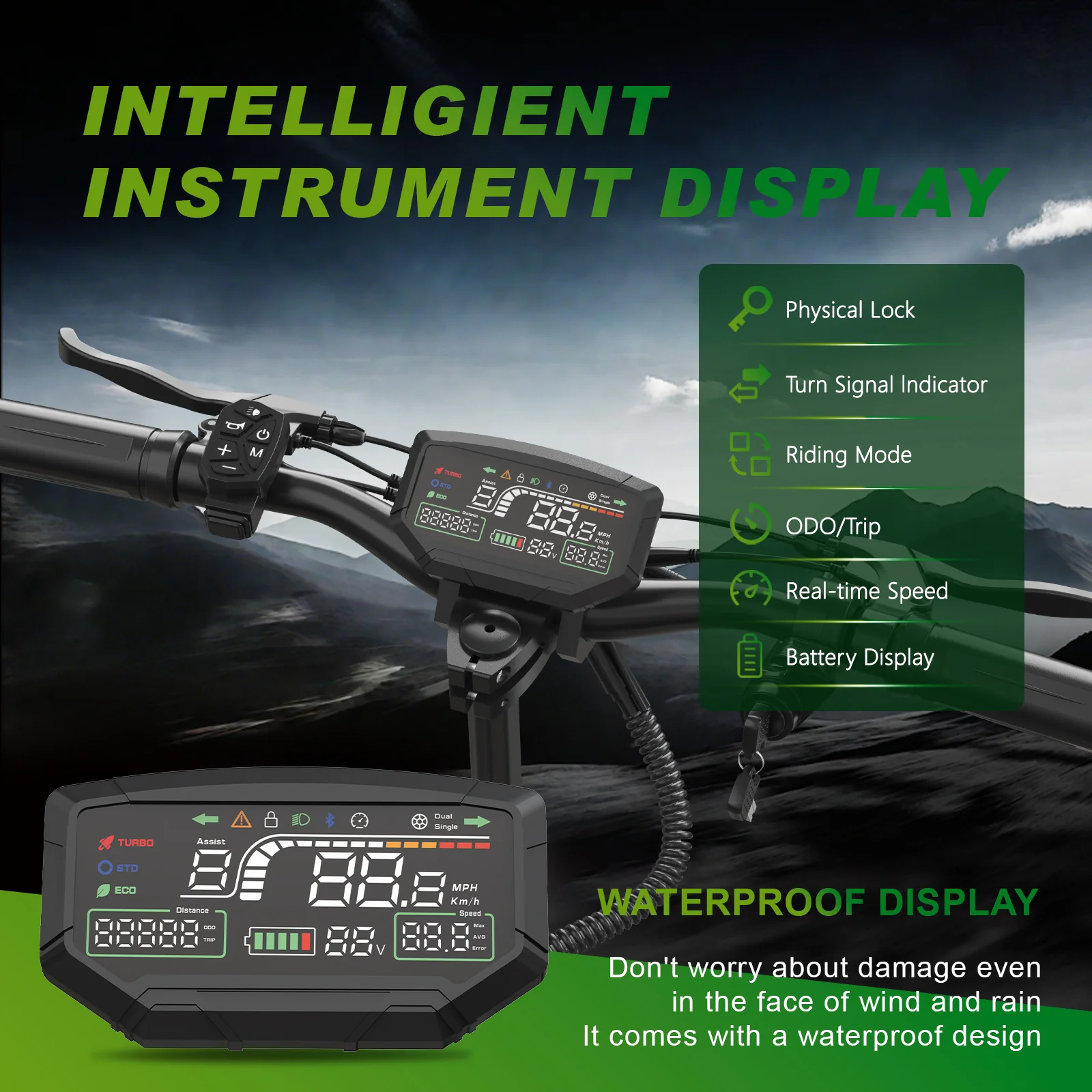LIT-S6 1200W  Adult electric scooter - Image 3