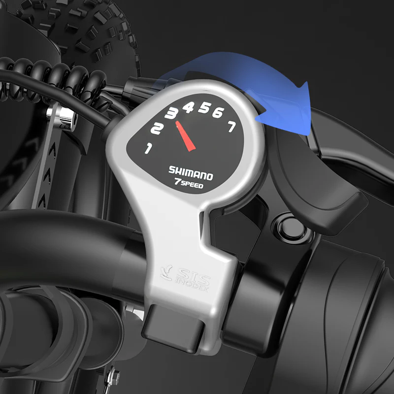 Ridstarยฎ Q16 1500W Fat Tire Electric Bicycle - Image 3