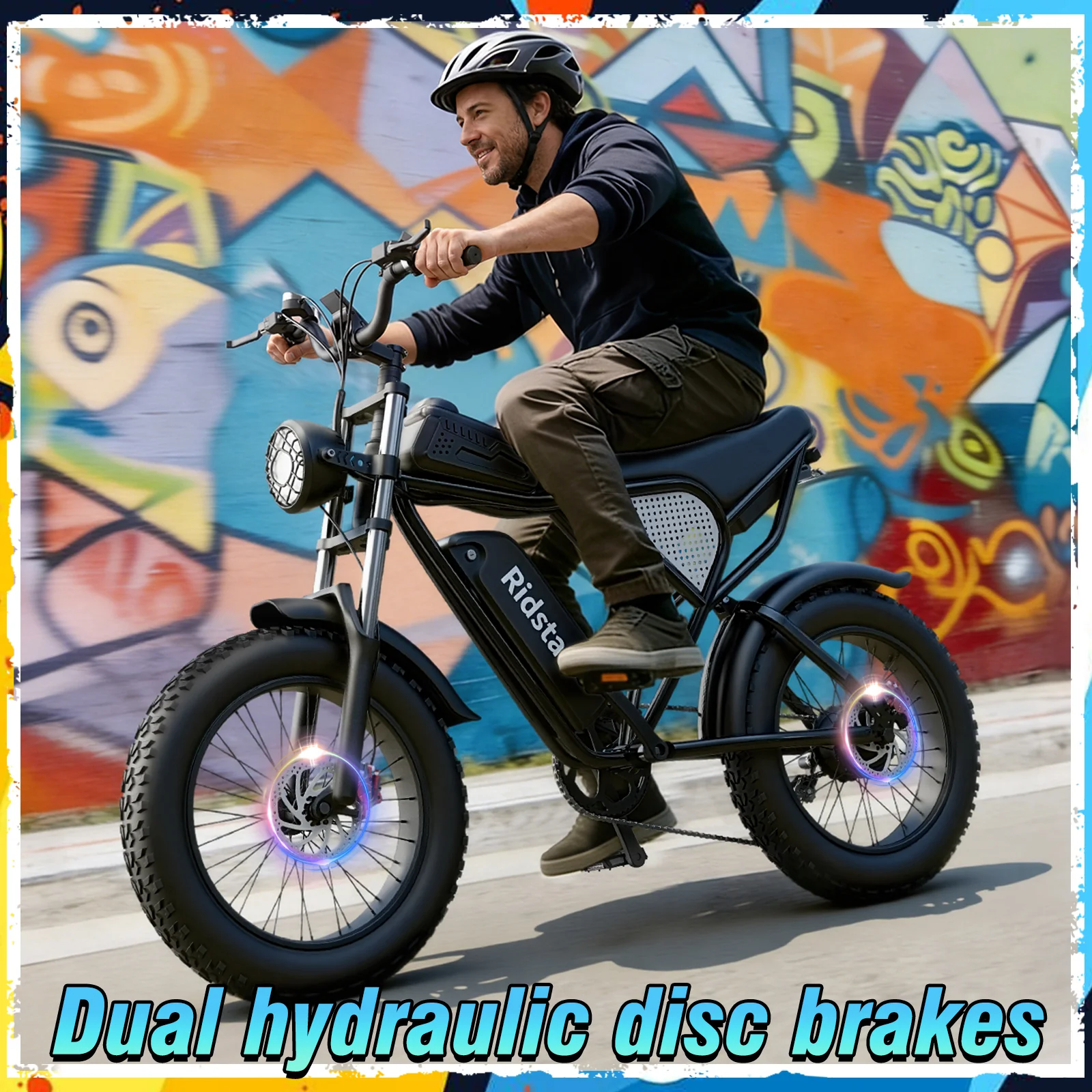 Ridstar® Q30 2000W 48V 20AH Fat Tire Ebike - Image 3