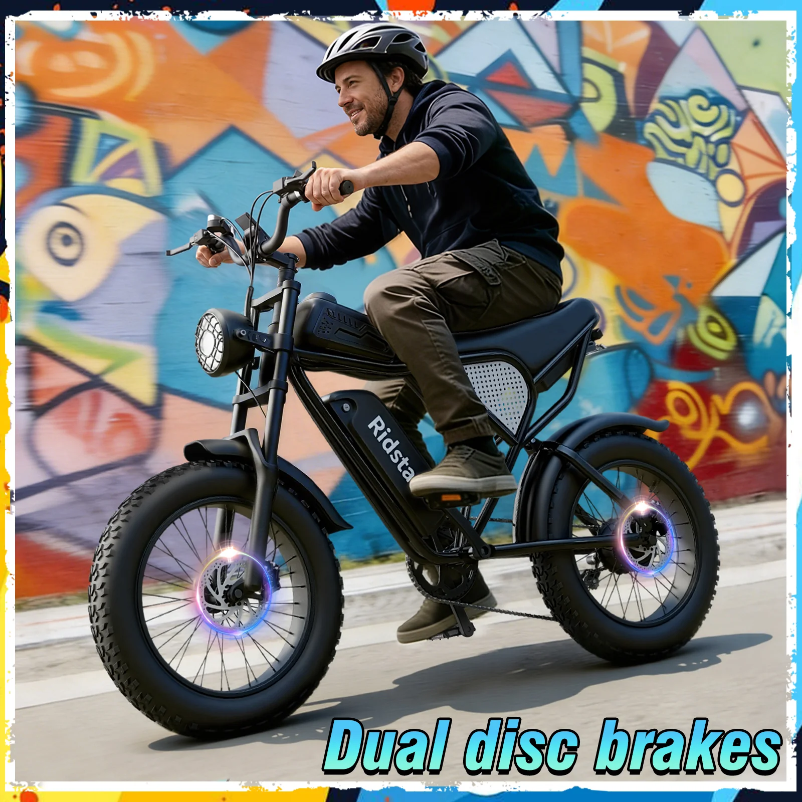 Ridstar® Q30 Lite 1500W Fat Tire Ebike - Image 4