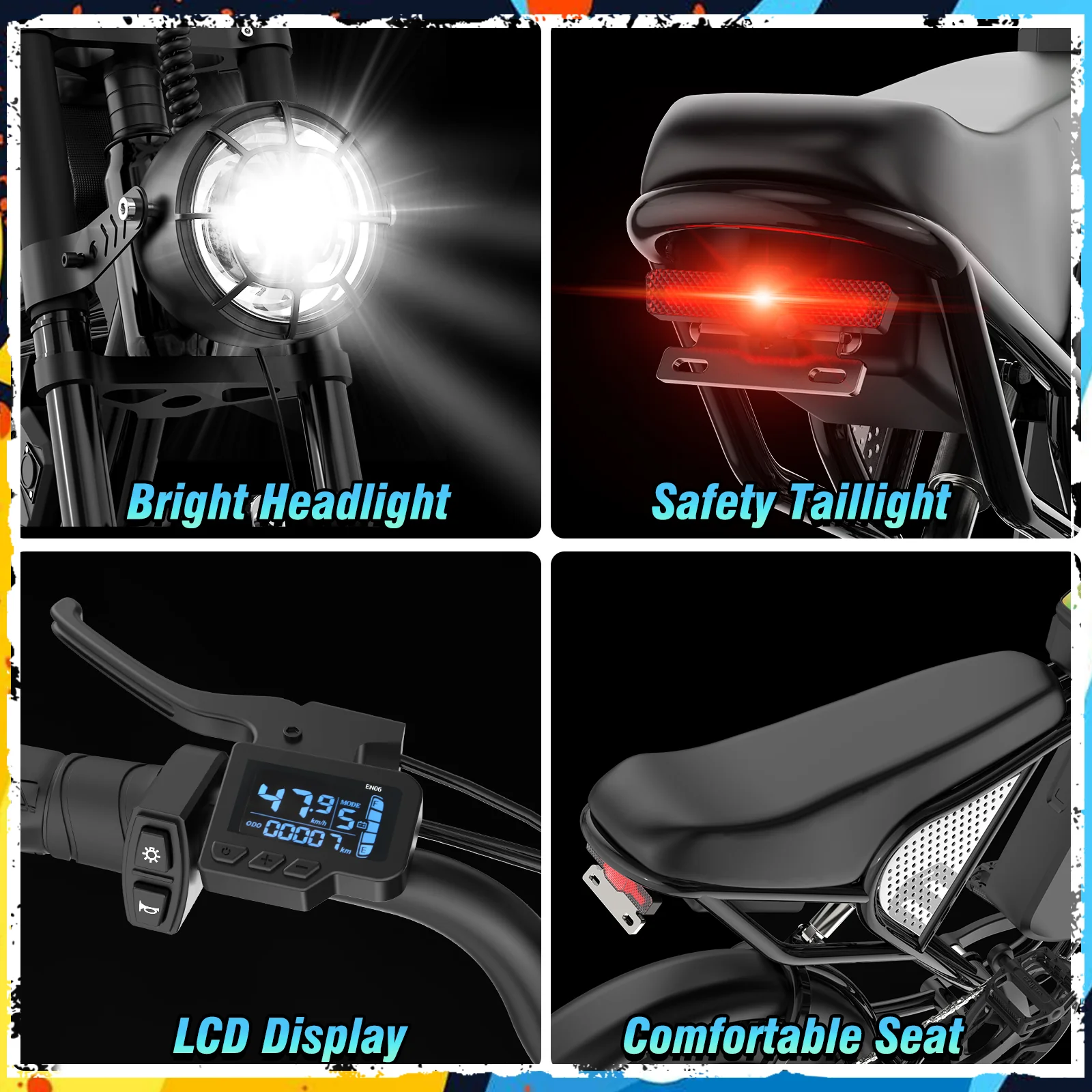 Ridstar® Q30 Lite 1500W Fat Tire Ebike - Image 7