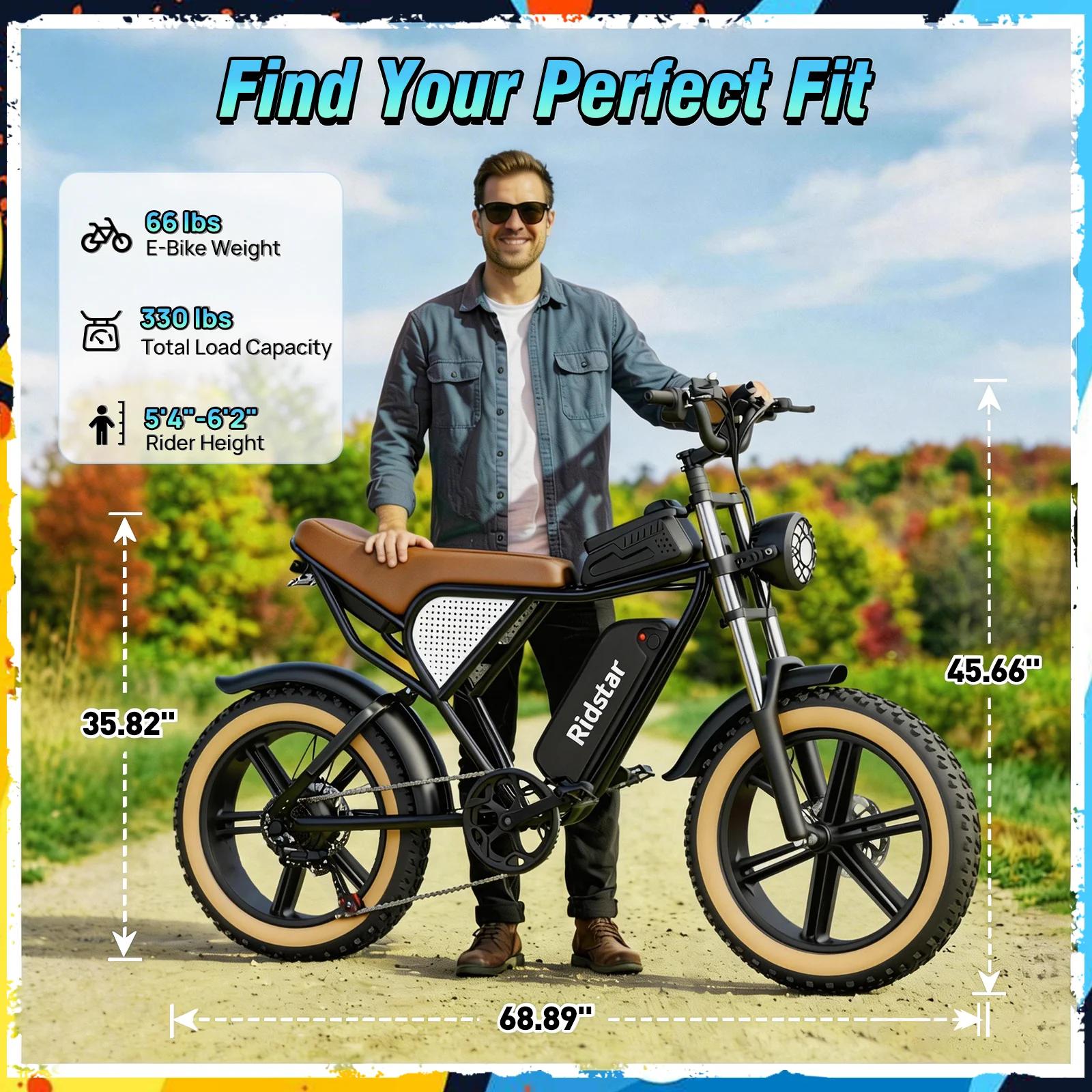 Ridstar® Q30Luxe 2000W Fat Tire Ebike - Image 7