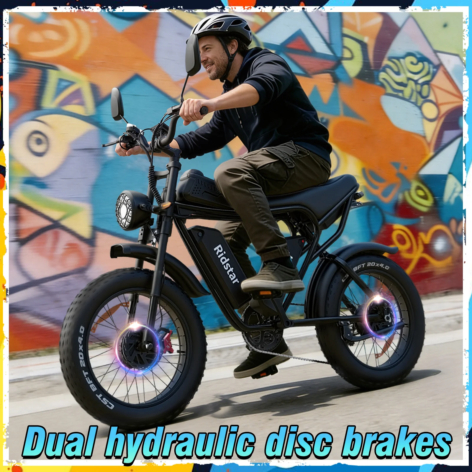Ridstar® Q30Pro 3000W Fat Tire Ebike - Image 4