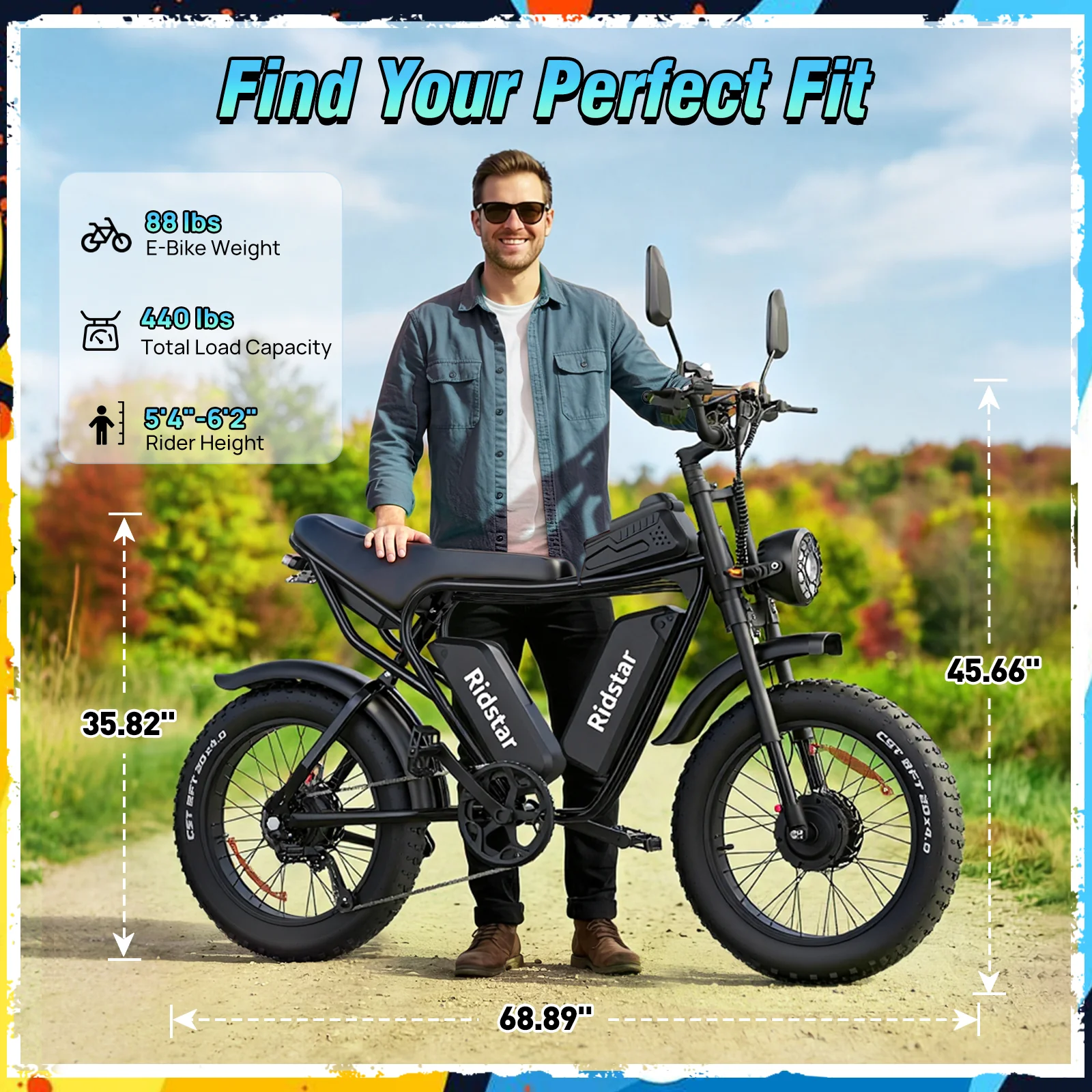 Ridstar® Q30Pro 3000W Fat Tire Ebike - Image 7