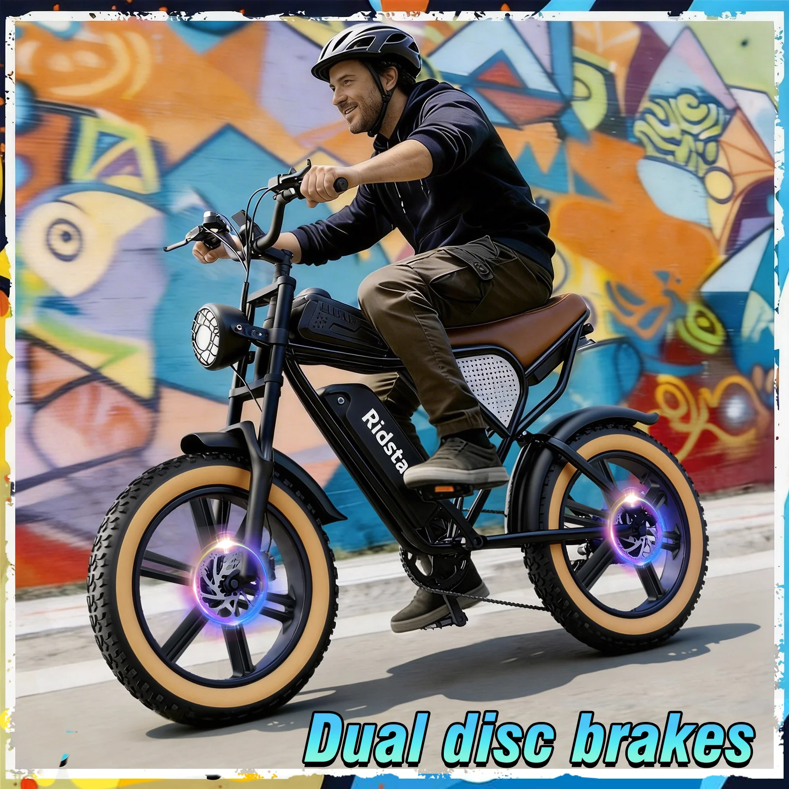 Ridstar Q30Luxe Lite 1500W Fat Tire Ebike - Image 3